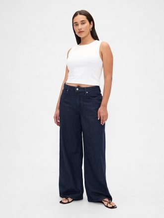 Jeansy Curvy Mid Rise UltraSoft Baggy