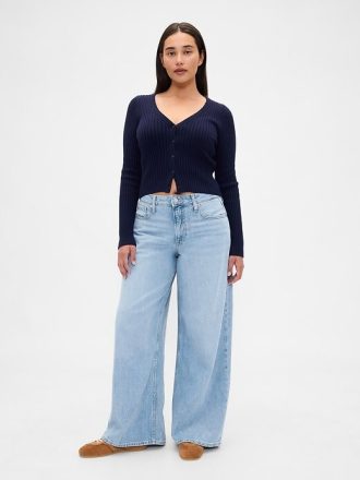 Jeansy Curvy Mid Rise UltraSoft Baggy