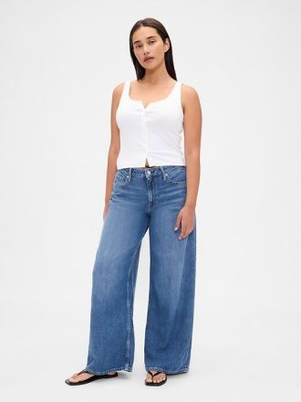 Jeansy Curvy Mid Rise UltraSoft Baggy