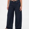 Jeansy Curvy Mid Rise UltraSoft Baggy