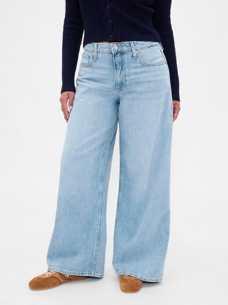 Jeansy Curvy Mid Rise UltraSoft Baggy