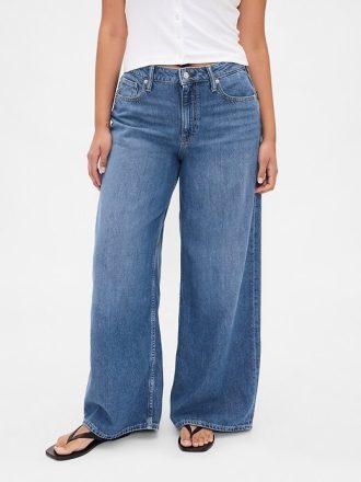 Jeansy Curvy Mid Rise UltraSoft Baggy