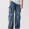 Jeansy dziecięce Double Cargo Baggy