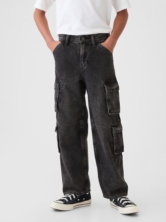 Jeansy dziecięce Double Cargo Baggy