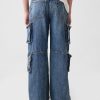 Jeansy dziecięce Double Cargo Baggy