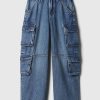 Jeansy dziecięce Double Cargo Baggy