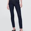 Jeansy True Skinny o średnim stanie
