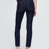 Jeansy True Skinny o średnim stanie