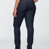Jeansy True Skinny o średnim stanie