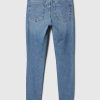 Jeansy True Skinny o średnim stanie