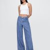 Jeansy UltraSoft Baggy o średnim stanie