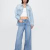 Jeansy UltraSoft Baggy o średnim stanie