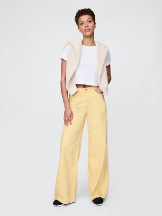 Jeansy UltraSoft Baggy o średnim stanie