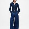 Jeansy UltraSoft Baggy o średnim stanie