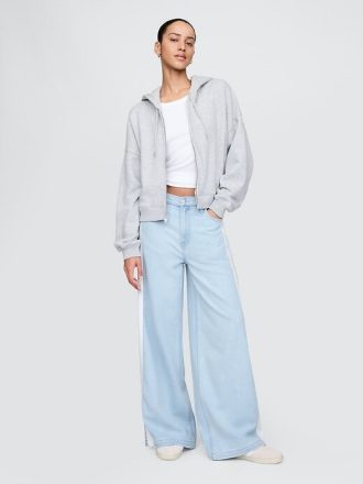 Jeansy UltraSoft Baggy o średnim stanie