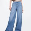 Jeansy UltraSoft Baggy o średnim stanie