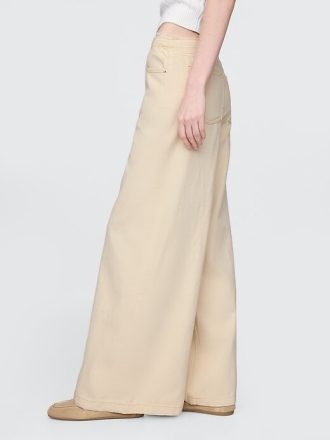Jeansy UltraSoft Baggy o średnim stanie