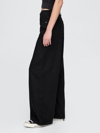 Jeansy UltraSoft Baggy o średnim stanie