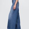Jeansy UltraSoft Baggy o średnim stanie