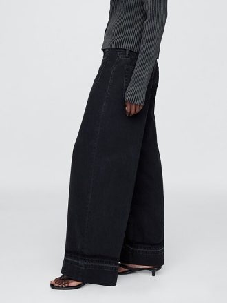 Jeansy UltraSoft Baggy o średnim stanie