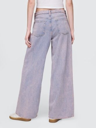 Jeansy UltraSoft Baggy o średnim stanie
