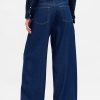 Jeansy UltraSoft Baggy o średnim stanie
