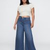 Jeansy UltraSoft Baggy o średnim stanie