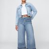 Jeansy UltraSoft Baggy o średnim stanie