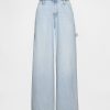 Jeansy UltraSoft Baggy o średnim stanie