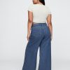 Jeansy UltraSoft Baggy o średnim stanie