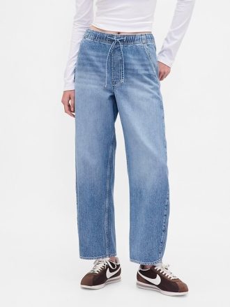 Jeansy UltraSoft Barrel z wysokim stanem