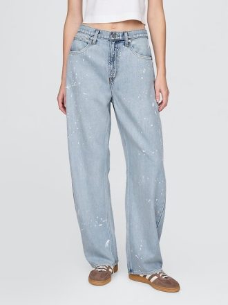 Jeansy UltraSoft Barrel z wysokim stanem