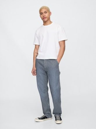 Jeansy UltraSoft Denim Stripe Straight Carpenter