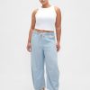Jeansy UltraSoft Denim w paski z podkowami i średnim stanem