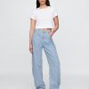 Jeansy UltraSoft Denim w paski z wysokim stanem