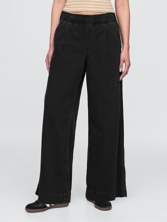Jeansy UltraSoft Easy Baggy o średnim stanie