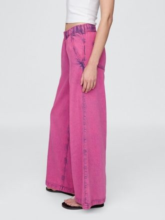 Jeansy UltraSoft Easy Baggy o średnim stanie