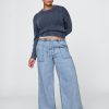 Jeansy UltraSoft Easy Baggy o średnim stanie Jeansy UltraSoft Easy Baggy o średnim stanie