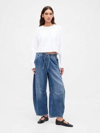 Jeansy UltraSoft Easy Horseshoe o średnim stanie