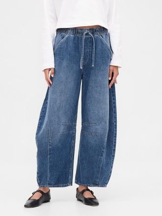 Jeansy UltraSoft Easy Horseshoe o średnim stanie