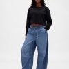Jeansy UltraSoft Easy Horseshoe o średnim stanie