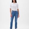 Jeansy vintage slim ze średnim stanem Jeansy vintage slim ze średnim stanem