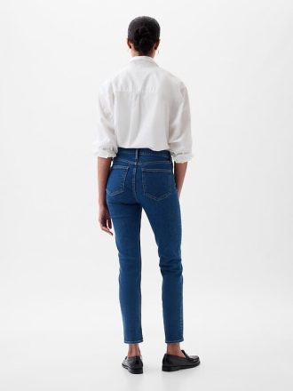 Jeansy vintage slim ze średnim stanem