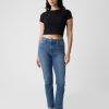 Jeansy vintage slim ze średnim stanem Jeansy vintage slim ze średnim stanem