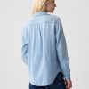 Klasyczna koszula z organicznej bawełny denim