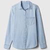 Klasyczna koszula z organicznej bawełny denim