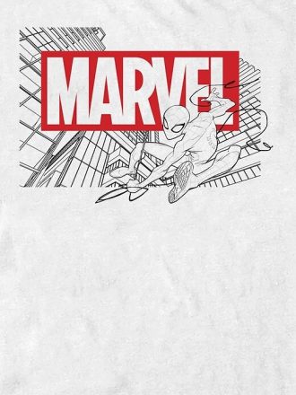 Klasyczna koszulka z grafiką Spider-Mana