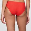 Klasyczny dół od bikini z prążkowanymi wstawkami Klasyczny dół od bikini z prążkowanymi wstawkami