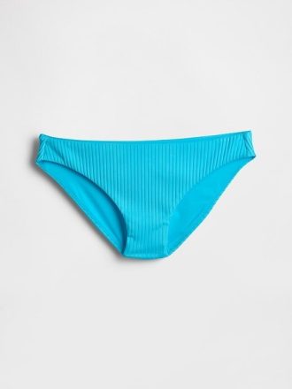 Klasyczny dół od bikini z prążkowanymi wstawkami