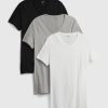 Klasyczny T-shirt z dekoltem w serek (3 sztuki)